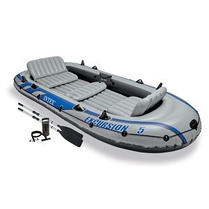Excursion 5 Boat Set with Aluminium Oars and Pump